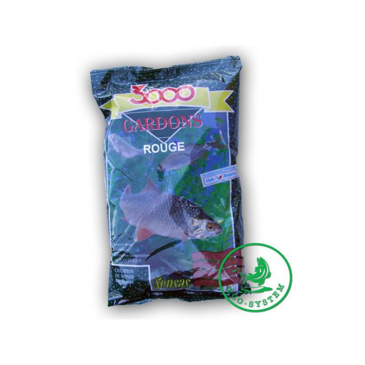 Sensas 3000 Rouge Magique – 1 Kg D’appât Poudre Super Attractif Pour La Pêche